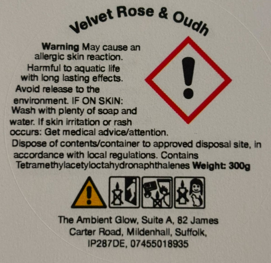 Wax Melt- Velvet Rose & Oud